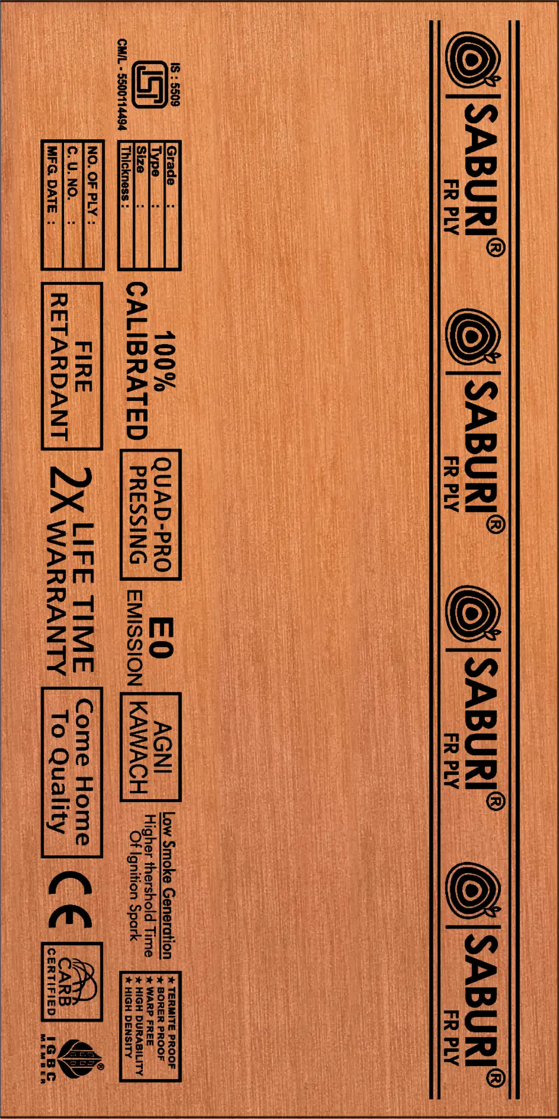 Saburi Fire Retardant board