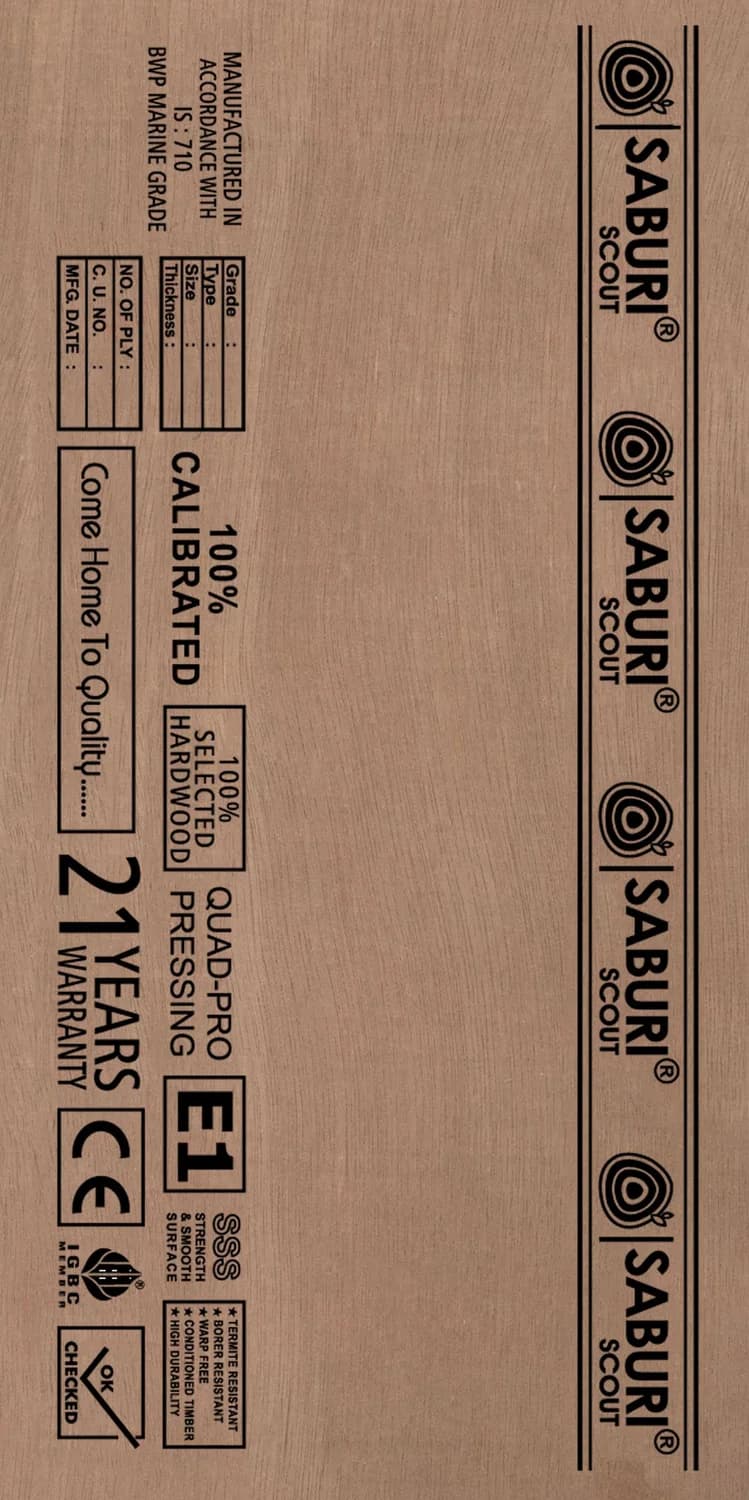 Saburi Scout BWP plywood