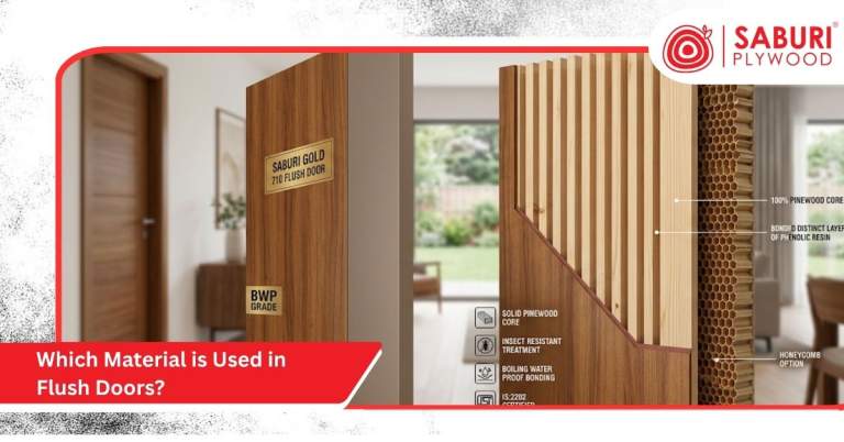 Which Material is Used in Flush Doors?