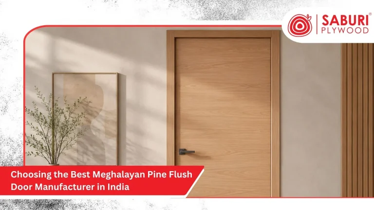 Choosing the Best Meghalayan Pine Flush Door Manufacturer in India